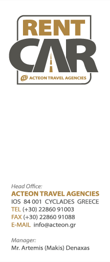 RENT a CAR in IOS - Acteon Travel Agencies